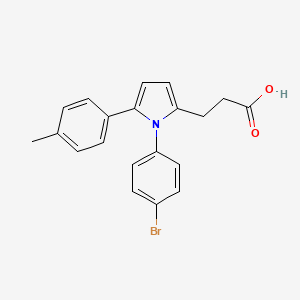 3-[1-(4-bromophenyl)-5-(4-methylphenyl)-1H-pyrrol-2-yl]propanoic acid