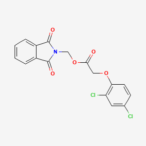 (1,3-Dioxoisoindol-2-yl)methyl 2-(2,4-dichlorophenoxy)acetate