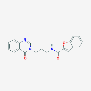 N-[3-(4-oxoquinazolin-3(4H)-yl)propyl]-1-benzofuran-2-carboxamide