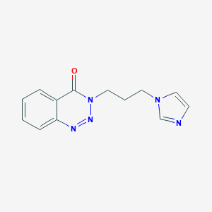 3-[3-(1H-imidazol-1-yl)propyl]-1,2,3-benzotriazin-4(3H)-one