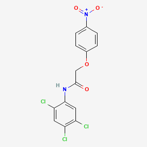 2-(4-nitrophenoxy)-N-(2,4,5-trichlorophenyl)acetamide