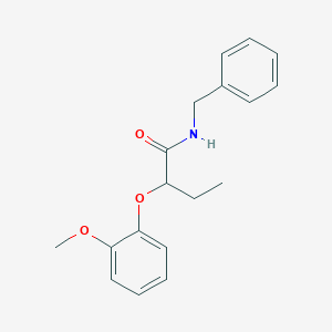 N-benzyl-2-(2-methoxyphenoxy)butanamide