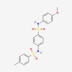 N-(4-{[(4-methoxyphenyl)amino]sulfonyl}phenyl)-4-methylbenzenesulfonamide