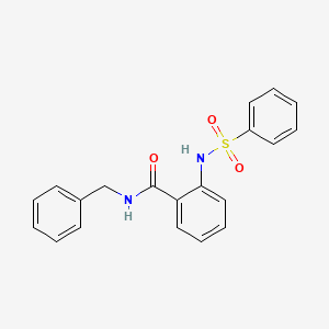 N-benzyl-2-[(phenylsulfonyl)amino]benzamide