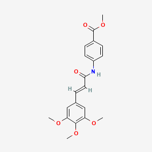 methyl 4-{[3-(3,4,5-trimethoxyphenyl)acryloyl]amino}benzoate