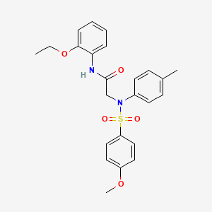 N-(2-ETHOXYPHENYL)-2-[N-(4-METHYLPHENYL)4-METHOXYBENZENESULFONAMIDO]ACETAMIDE