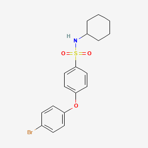 4-(4-bromophenoxy)-N-cyclohexylbenzenesulfonamide