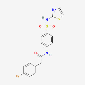 2-(4-bromophenyl)-N-[4-(1,3-thiazol-2-ylsulfamoyl)phenyl]acetamide