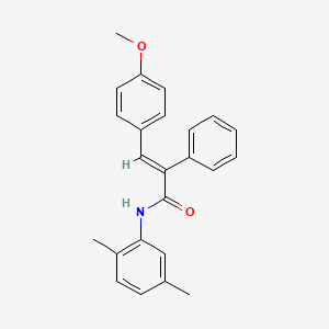 N-(2,5-dimethylphenyl)-3-(4-methoxyphenyl)-2-phenylacrylamide