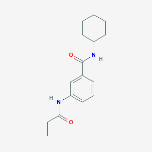 N-cyclohexyl-3-(propionylamino)benzamide