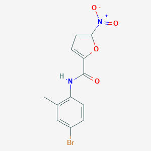 molecular formula C12H9BrN2O4 B365116 N-(4-bromo-2-methylphenyl)-5-nitrofuran-2-carboxamide CAS No. 349398-02-3