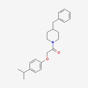 molecular formula C23H29NO2 B3651180 4-benzyl-1-[(4-isopropylphenoxy)acetyl]piperidine CAS No. 432530-65-9