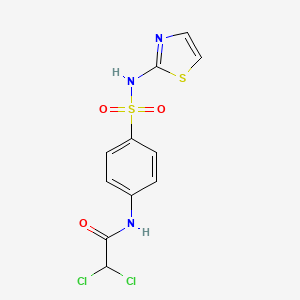 2,2-dichloro-N-{4-[(1,3-thiazol-2-ylamino)sulfonyl]phenyl}acetamide