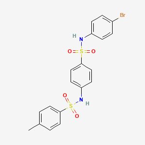 N-(4-{[(4-bromophenyl)amino]sulfonyl}phenyl)-4-methylbenzenesulfonamide