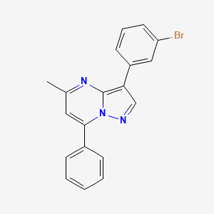 3-(3-bromophenyl)-5-methyl-7-phenylpyrazolo[1,5-a]pyrimidine