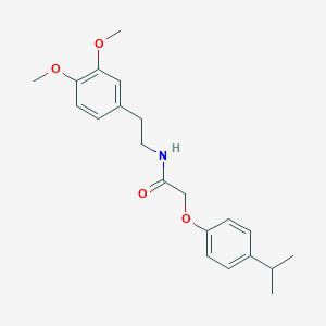 N-[2-(3,4-dimethoxyphenyl)ethyl]-2-(4-isopropylphenoxy)acetamide