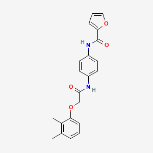 N-(4-{[(2,3-dimethylphenoxy)acetyl]amino}phenyl)furan-2-carboxamide