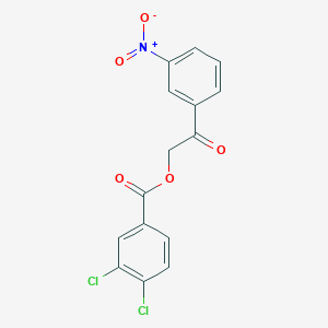 [2-(3-Nitrophenyl)-2-oxoethyl] 3,4-dichlorobenzoate