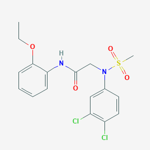 N~2~-(3,4-dichlorophenyl)-N~1~-(2-ethoxyphenyl)-N~2~-(methylsulfonyl)glycinamide