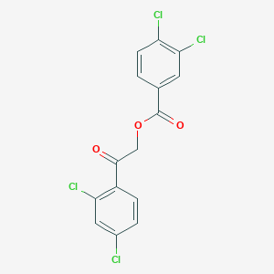 2-(2,4-dichlorophenyl)-2-oxoethyl 3,4-dichlorobenzoate