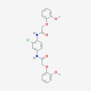 N,N'-(2-chloro-1,4-phenylene)bis[2-(2-methoxyphenoxy)acetamide]