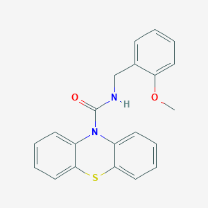 N-[(2-METHOXYPHENYL)METHYL]-10H-PHENOTHIAZINE-10-CARBOXAMIDE