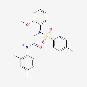 N-(2,4-DIMETHYLPHENYL)-2-[N-(2-METHOXYPHENYL)4-METHYLBENZENESULFONAMIDO]ACETAMIDE