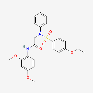 N~1~-(2,4-dimethoxyphenyl)-N~2~-[(4-ethoxyphenyl)sulfonyl]-N~2~-phenylglycinamide