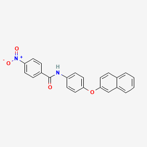 N-[4-(naphthalen-2-yloxy)phenyl]-4-nitrobenzamide