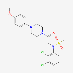 N-(2,3-dichlorophenyl)-N-{2-[4-(4-methoxyphenyl)-1-piperazinyl]-2-oxoethyl}methanesulfonamide