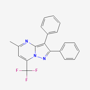 5-methyl-2,3-diphenyl-7-(trifluoromethyl)pyrazolo[1,5-a]pyrimidine