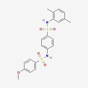 N-(4-{[(2,5-dimethylphenyl)amino]sulfonyl}phenyl)-4-methoxybenzenesulfonamide