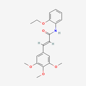 (2E)-N-(2-ethoxyphenyl)-3-(3,4,5-trimethoxyphenyl)prop-2-enamide