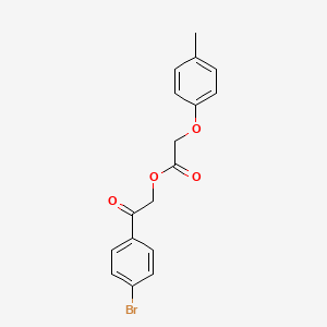 2-(4-bromophenyl)-2-oxoethyl (4-methylphenoxy)acetate