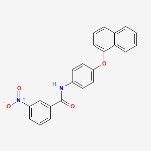 N-[4-(1-naphthyloxy)phenyl]-3-nitrobenzamide