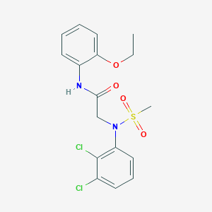 2-(2,3-dichloro-N-methylsulfonylanilino)-N-(2-ethoxyphenyl)acetamide