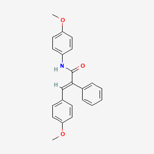 N,3-bis(4-methoxyphenyl)-2-phenylacrylamide