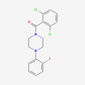 1-(2,6-dichlorobenzoyl)-4-(2-fluorophenyl)piperazine