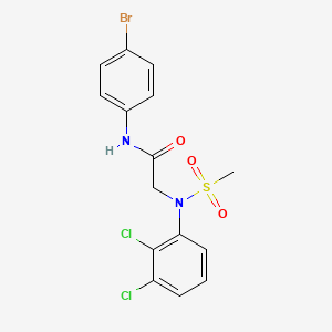 N-(4-bromophenyl)-2-(2,3-dichloro-N-methylsulfonylanilino)acetamide