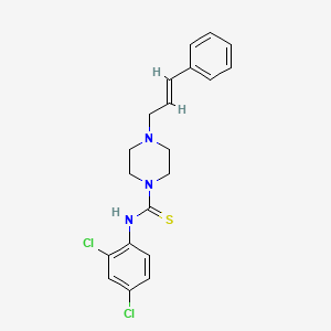 N-(2,4-dichlorophenyl)-4-[(2E)-3-phenylprop-2-en-1-yl]piperazine-1-carbothioamide