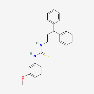 1-(3,3-diphenylpropyl)-3-(3-methoxyphenyl)thiourea