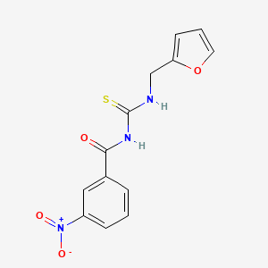 N-{[(2-furylmethyl)amino]carbonothioyl}-3-nitrobenzamide