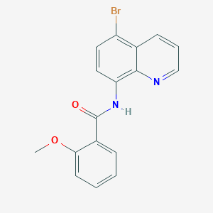 N-(5-bromoquinolin-8-yl)-2-methoxybenzamide