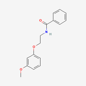 B3652600 N-[2-(3-methoxyphenoxy)ethyl]benzamide CAS No. 89718-71-8