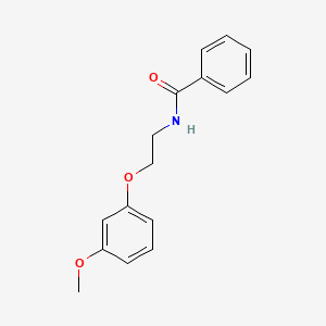 N-[2-(3-methoxyphenoxy)ethyl]benzamide