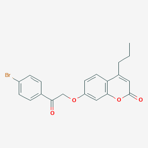 7-[2-(4-bromophenyl)-2-oxoethoxy]-4-propyl-2H-chromen-2-one