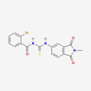 1-(2-BROMOBENZOYL)-3-(2-METHYL-1,3-DIOXOISOINDOL-5-YL)THIOUREA