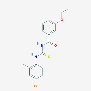 N-[(4-bromo-2-methylphenyl)carbamothioyl]-3-ethoxybenzamide