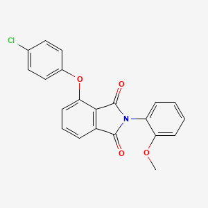 4-(4-chlorophenoxy)-2-(2-methoxyphenyl)-1H-isoindole-1,3(2H)-dione