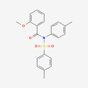 2-METHOXY-N-(4-METHYLBENZENESULFONYL)-N-(4-METHYLPHENYL)BENZAMIDE